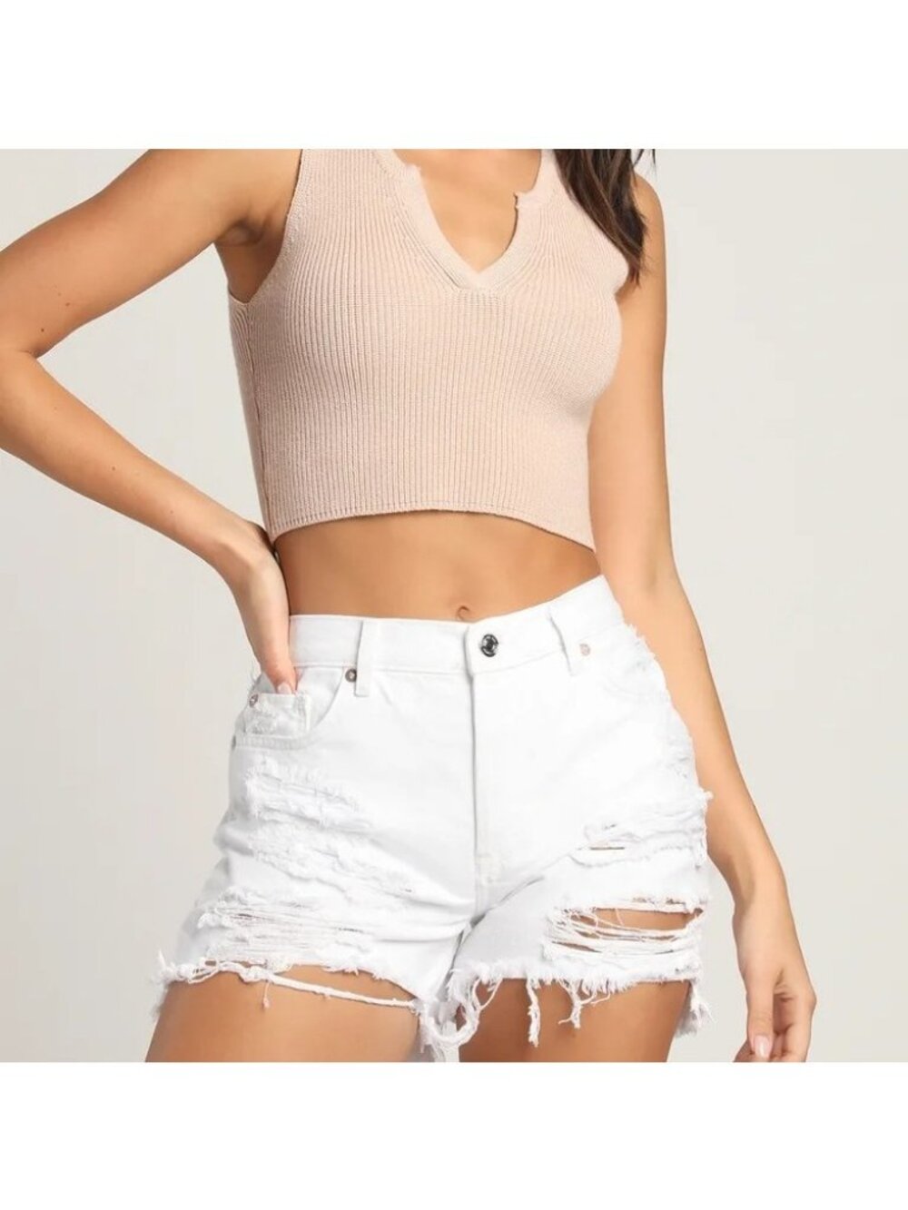 NEW Free People Jean Shorts Festival Boho Chic Y2K Festival Cowgirl Womens 26